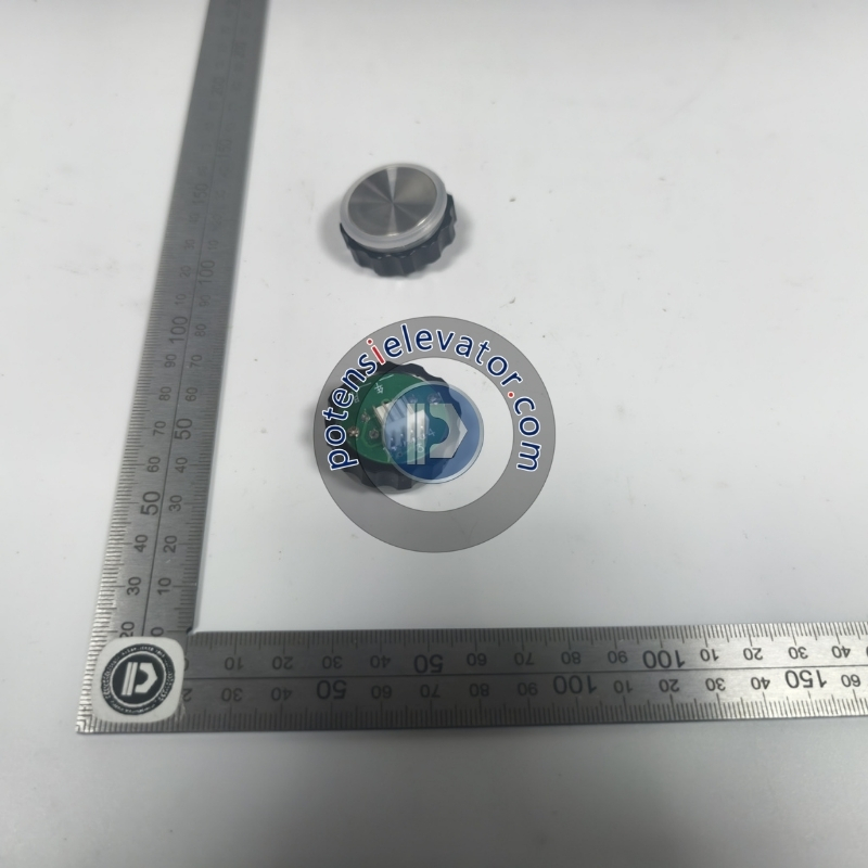Elevator stainless push button BR27C blue light