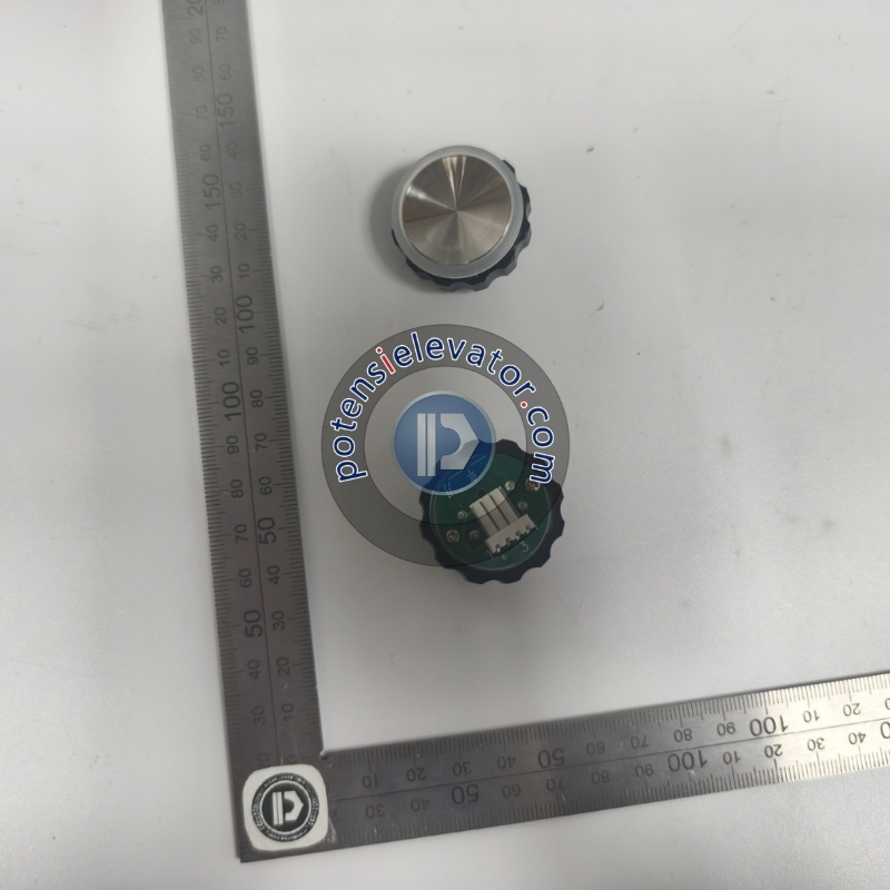 Elevator stainless push button BR27C blue light