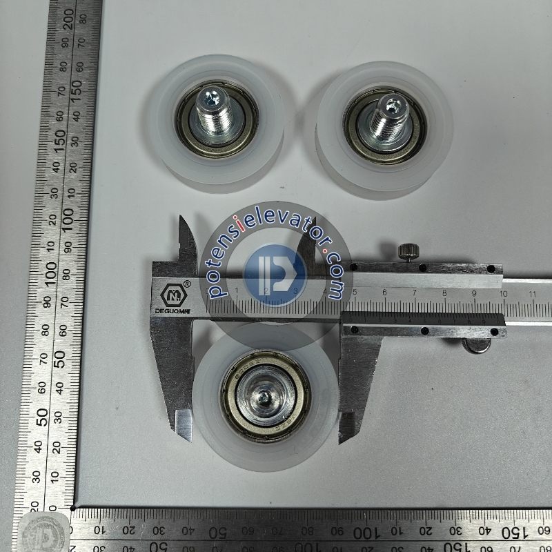 Fermator Mine cab eccentric door roller 48mm PFR-03 PFR.03000000
