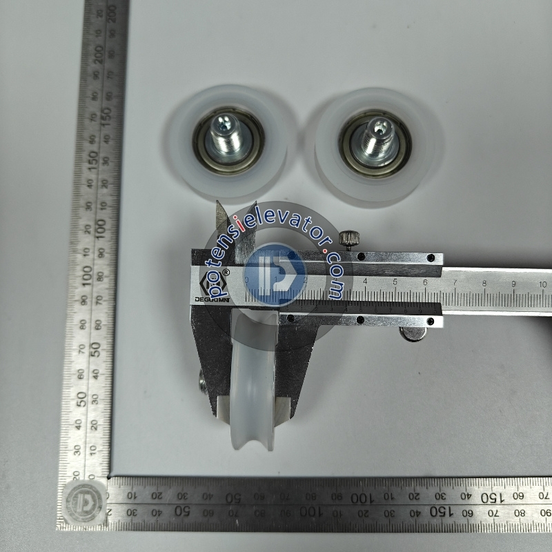 Fermator Mine cab eccentric door roller 48mm PFR-03 PFR.03000000