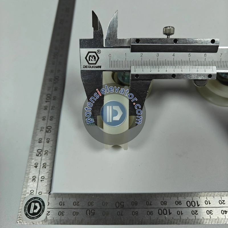 Elevator eccentric wheel D-46mm bearing 6001Z M10