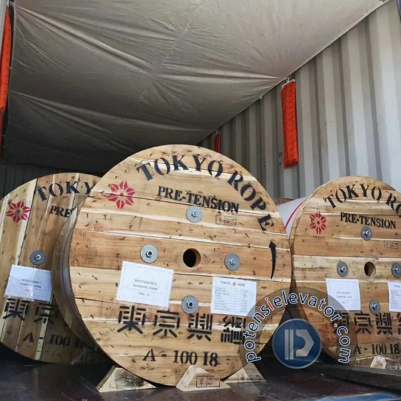 Elevator Wire Rope 8*19S+NF-10mm For Tokyo | Elevator Steel Wire Rope