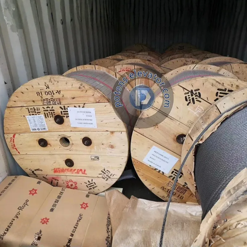 Elevator Wire Rope 8*19S+NF-10mm For Tokyo | Elevator Steel Wire Rope