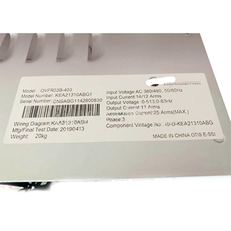 for Otis elevator inverter OVFR03B-403 KBA21310ABG1
