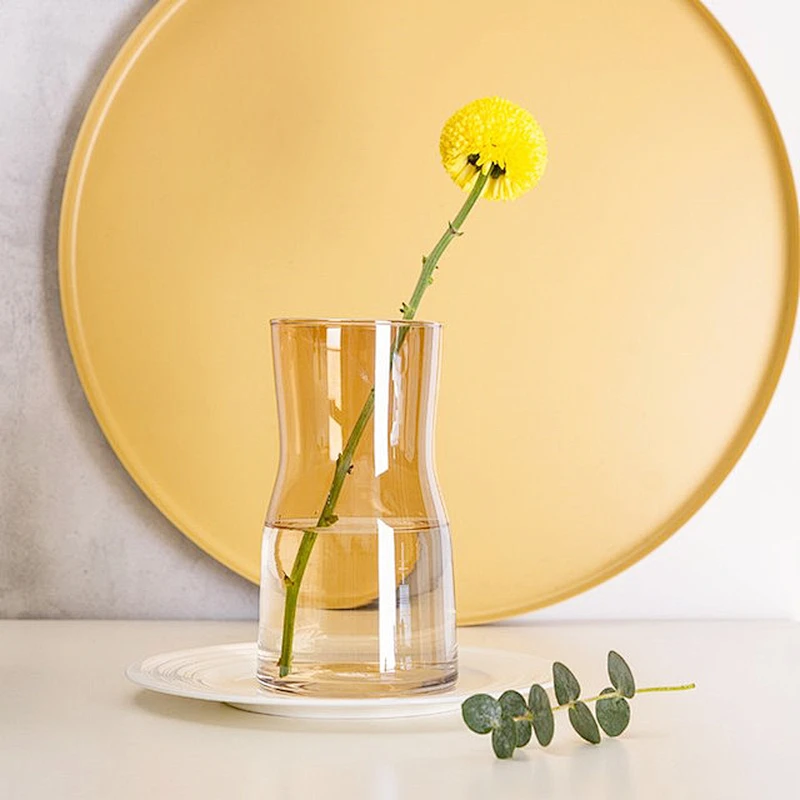 Home Decorative Glass Vase Shape Vase  Glass  for flower vase