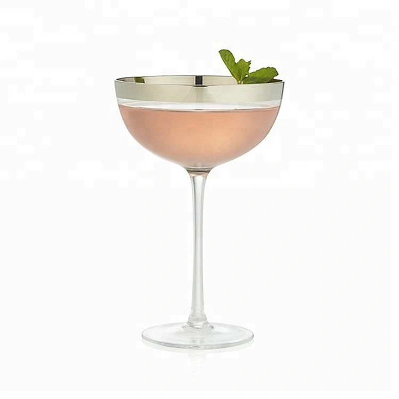Good reputation wholesale green flower wine glass cup