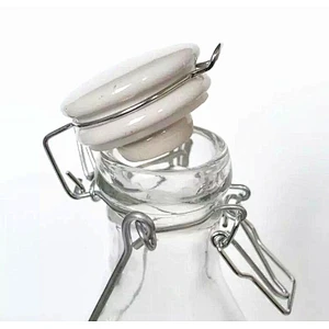 500ml 750ml 1000ml 2000ml Wholesales Factory cold brew bottle swing top bottle with Ceramic snap lid for juice beverage