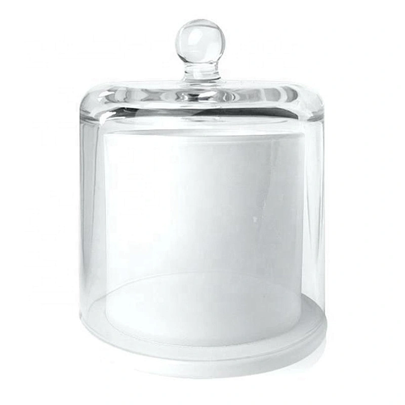China manufacturer customized black glass candle jar with low price