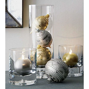 Wholesale Customized Glass Cylinder Vases Tall Multi-use Pillar Candle, Floating Candles Holders or Flower Vase