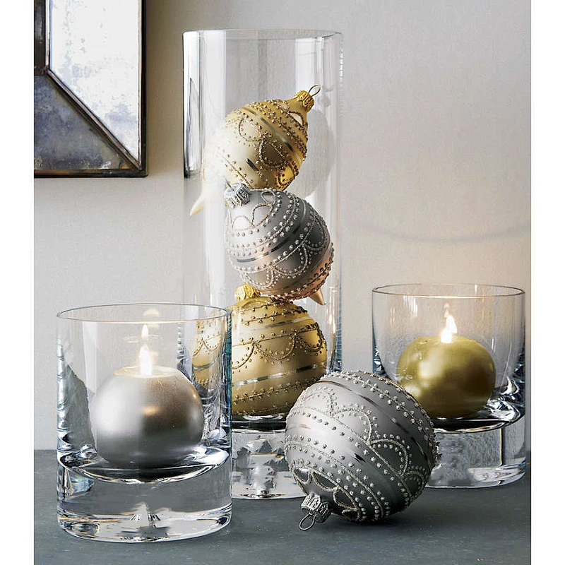 Wholesale Customized Glass Cylinder Vases Tall Multi-use Pillar Candle, Floating Candles Holders or Flower Vase