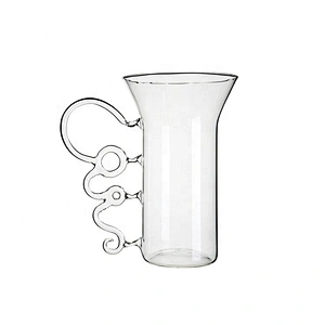 Trending hot products 2019 best quality new style fancy glass jar with handle