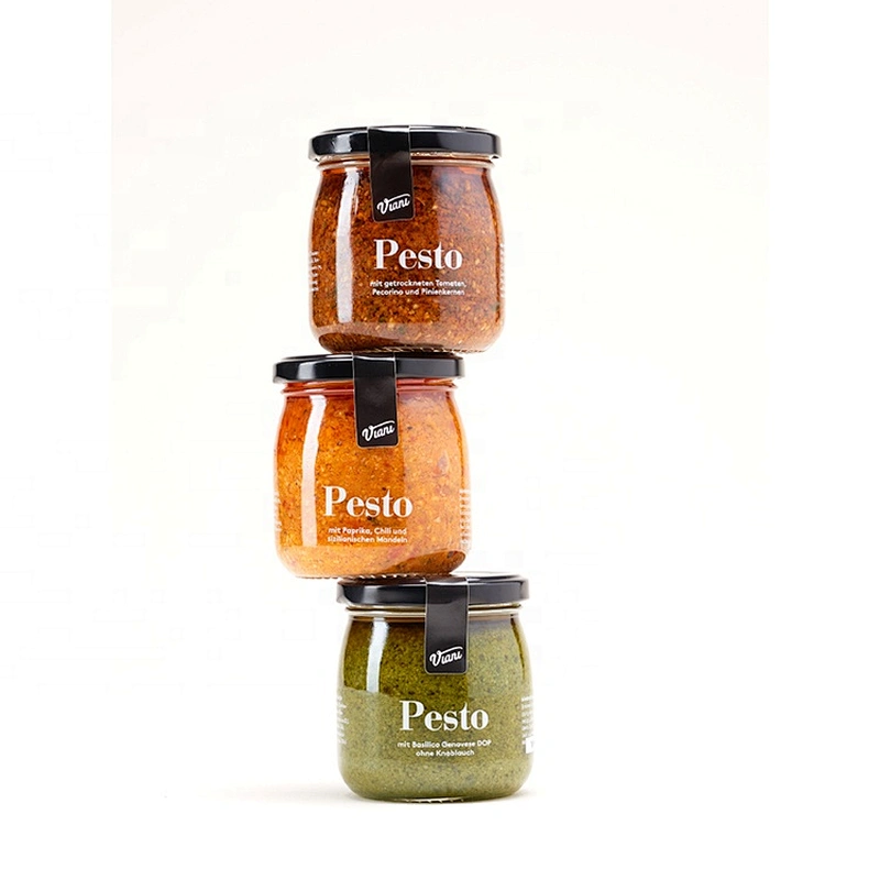 Hot Sales Custom Pyrex Glass Storage mason Jars With metal Lids