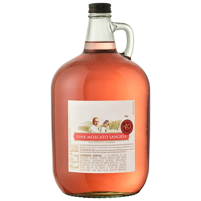 one gallon 4 liter clear wine containers california wine jars glass beer growler large capacity liquor bottle with a handle