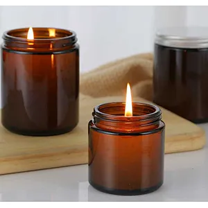100ML 200ML 30oz 70oz Empty Aromatherapy bottle candle cup DIY  Amber color large mouth,glass, candle table, empty bottle