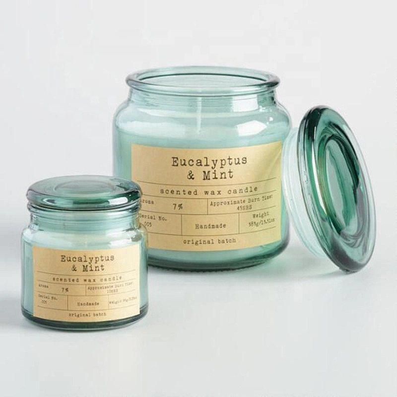 Direct manufacturers selling custom bubble glass candle jar