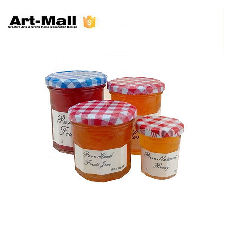 Wholesale Empty Round Wide Mouth Honey Storage Glass Jar for Jam and Jelly with Tin Lid