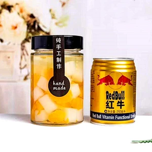 220ml 380ml 400ml 450ml 500ml Clean Storage Glass Jars With Metal High Lid