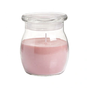 Famous brand supply directly custom black glass candle jar with lid