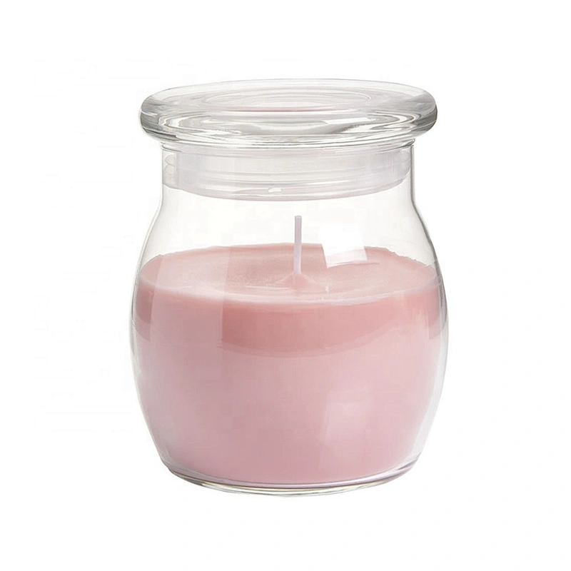 Famous brand supply directly custom black glass candle jar with lid