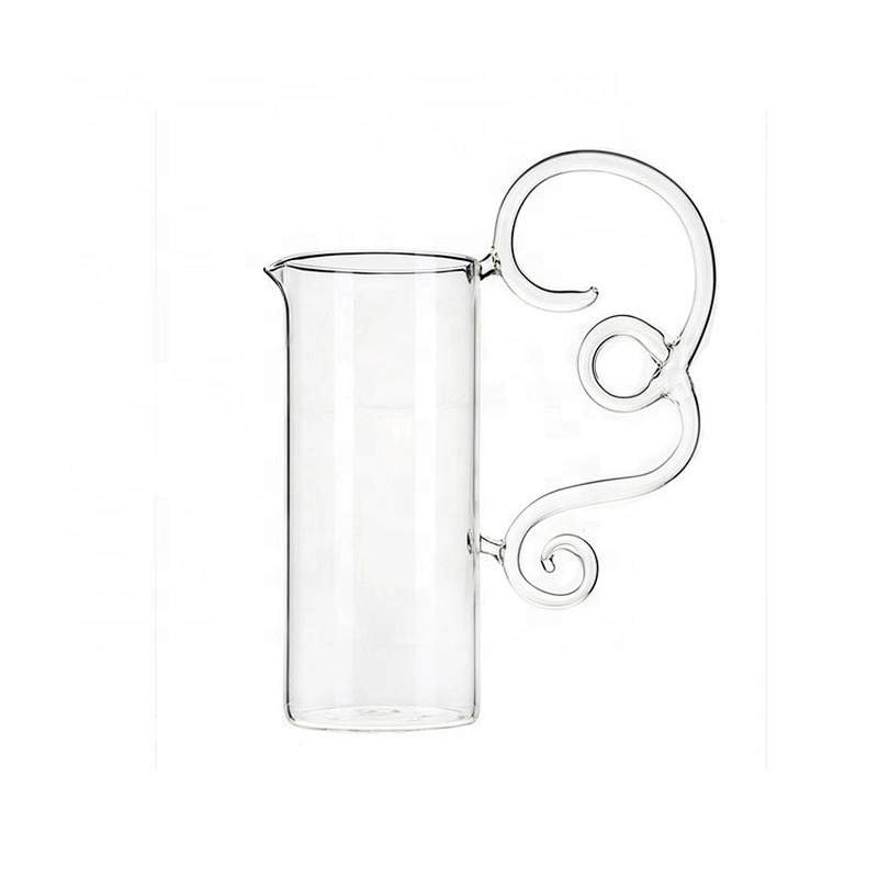 Trending hot products 2019 best quality new style fancy glass jar with handle