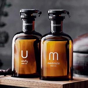 60ml125ml250ml500ml1000ml Glass reagent bottles water bottles with custom logo for Aromatherapy food
