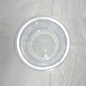 New design food grade round lunch box large glass mixing bowls glass storage bowl with lid plastic
