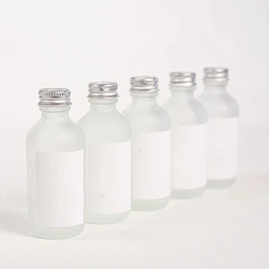 Factory Price 250 Ml 500 Ml clear frosted Ml Juice Round Shape Boston Glass 300 Ml Plastic Bottle For Juice With Aluminum Lids