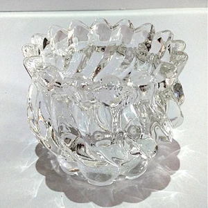Hot sale Transparent Wholesale Glass Sugar Candy Bowl/Jar with Lid Small Candy Cookie Empty Spice jars