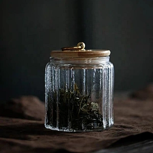 Professional storage pyrex pumpkin glass jar with good sealing