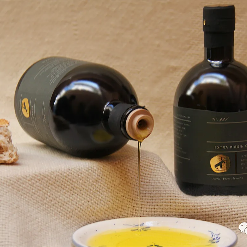 Empty 375ml 500ml 700ml amber Short neck coarse mouth glass wine bottle for liquor wine