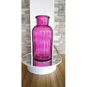 Wholesale Exquisite Decoration Worth Buying Decoration Crystal Glass Flower Vase artificial flower with vase for home decor