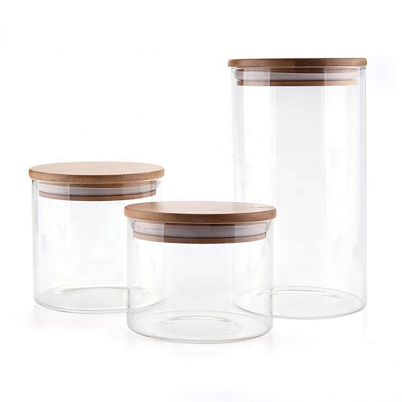 Hot sale high quality cheap price wholesale custom  wood packaging glass jar