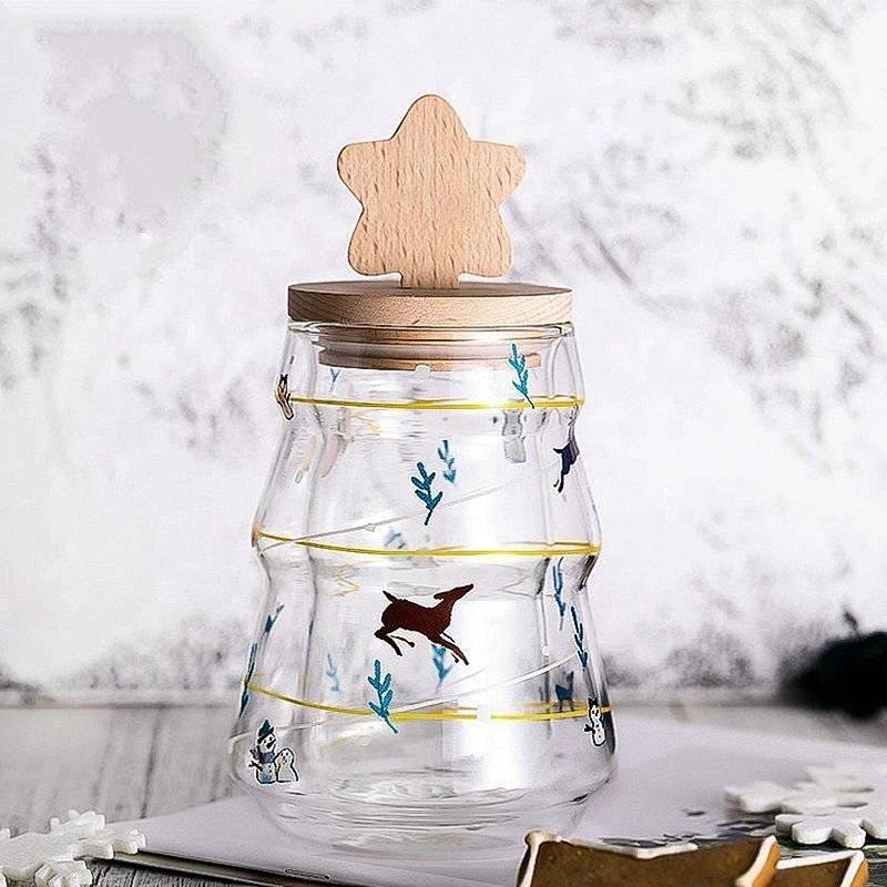 Customized hot selling wholesale custom glass jars with good quality
