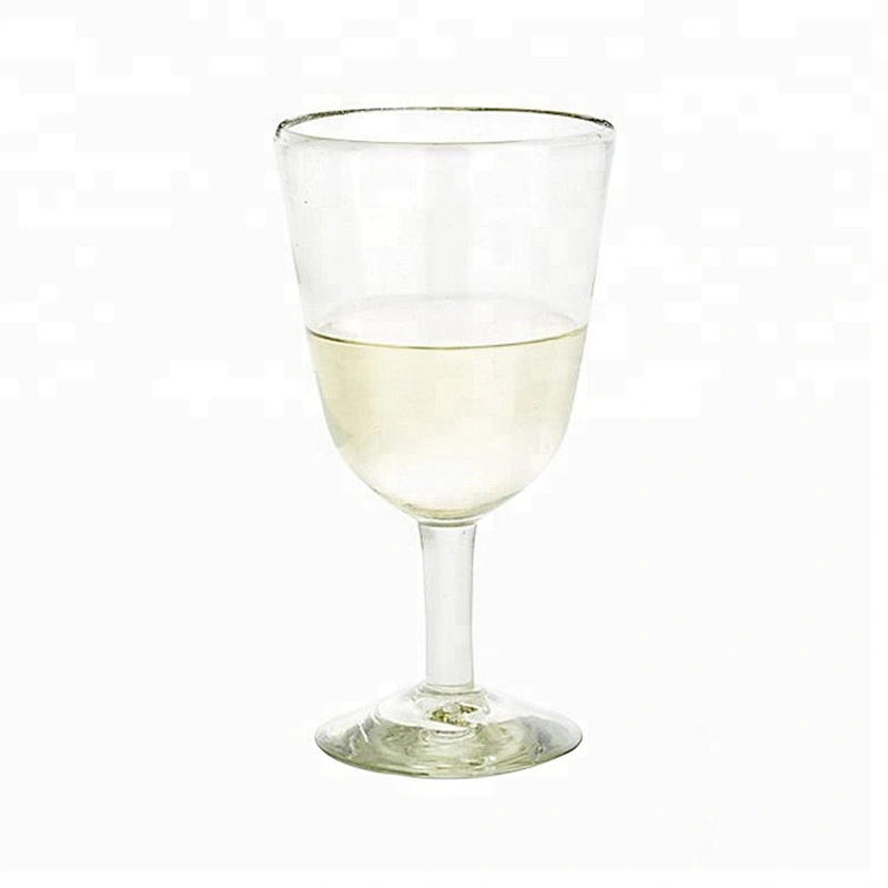 2020 high quality transparent handle wine glass cup