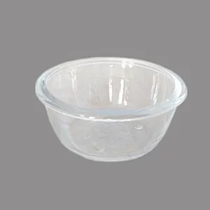 New design food grade round lunch box large glass mixing bowls glass storage bowl with lid plastic