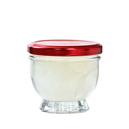Promotion custom transparent 500ml food packaging glass jars