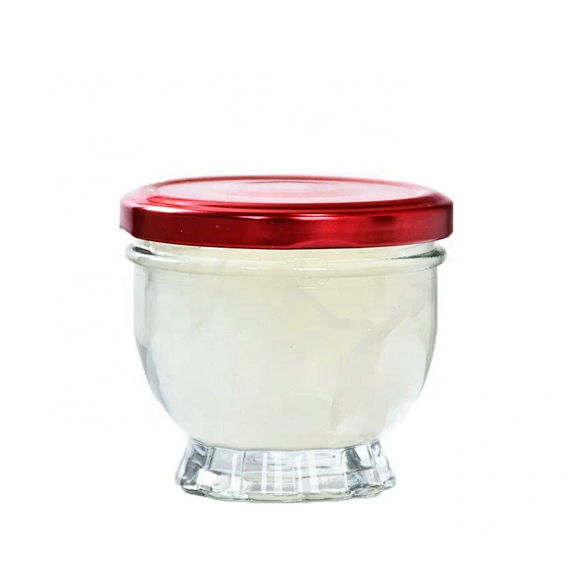Promotion custom transparent 500ml food packaging glass jars
