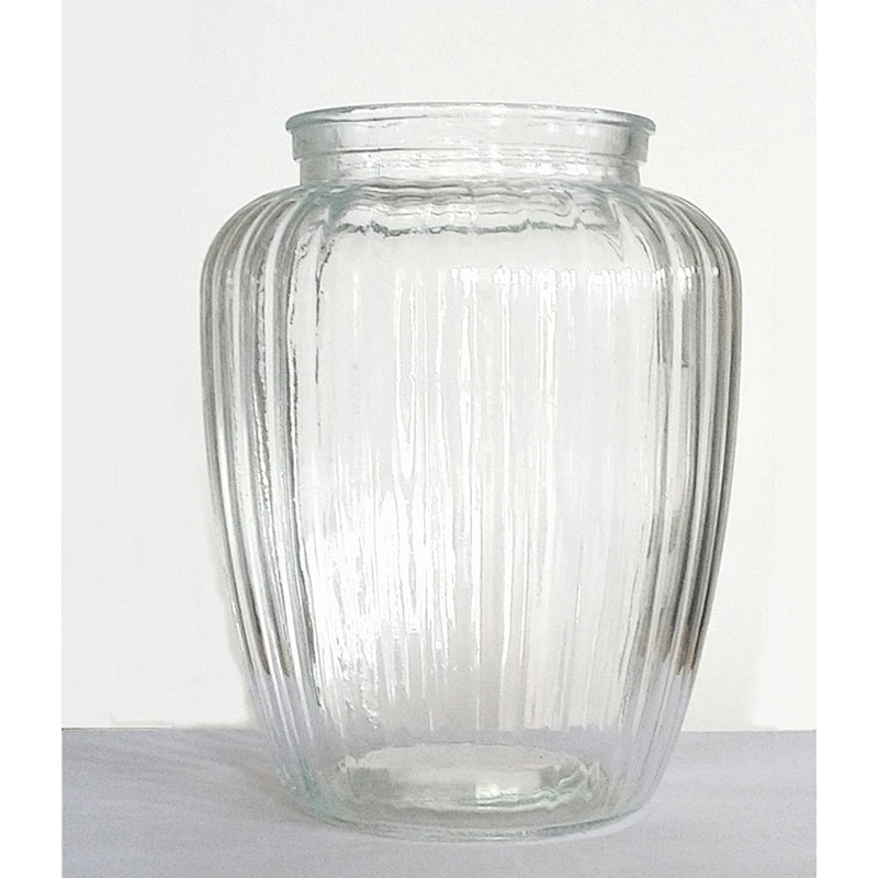 Wholesale Exquisite Decoration Worth Buying Decoration Crystal Glass Flower Vase artificial flower with vase for home