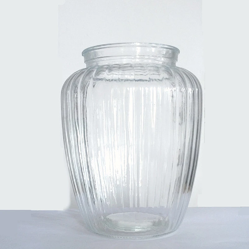 Wholesale Exquisite Decoration Worth Buying Decoration Crystal Glass Flower Vase artificial flower with vase for home