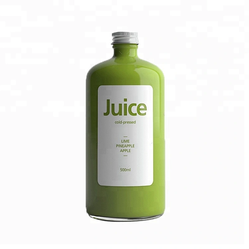 Eco-friendly cheap custom glass juice bottle
