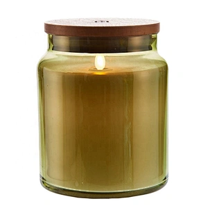 Wholesale modern style candle jars glass candle jar with lid