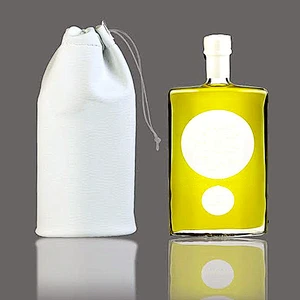 250ml500ml8oz 17oz clear flat empty glass wine/liquor for vodka /whisky/water/oil  glass bottle with screw cap