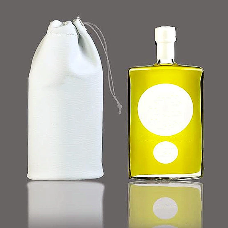250ml500ml8oz 17oz clear flat empty glass wine/liquor for vodka /whisky/water/oil  glass bottle with screw cap