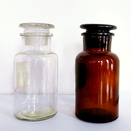 60ml125ml250ml500ml1000ml Glass reagent bottles water bottles with custom logo for Aromatherapy food candle flower
