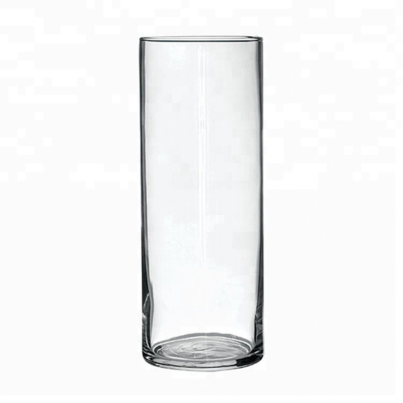 Florero de cristal transparente del OEM del fabricante de la profesión de China