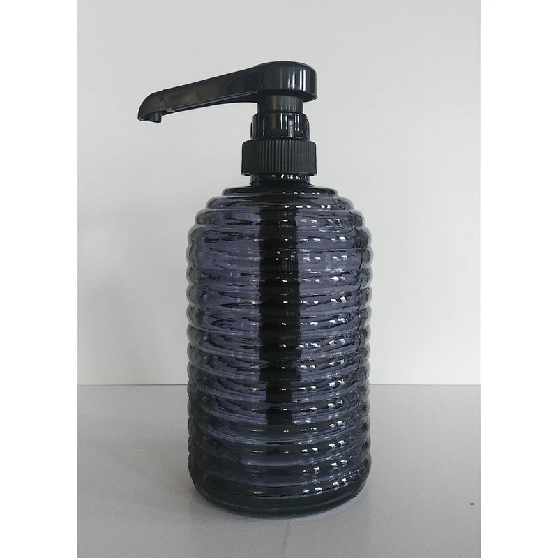 Empty Transparent 400ml high quality bathing set glass foam bottle pump bottle glass pump hand sanitizer bottle with pump