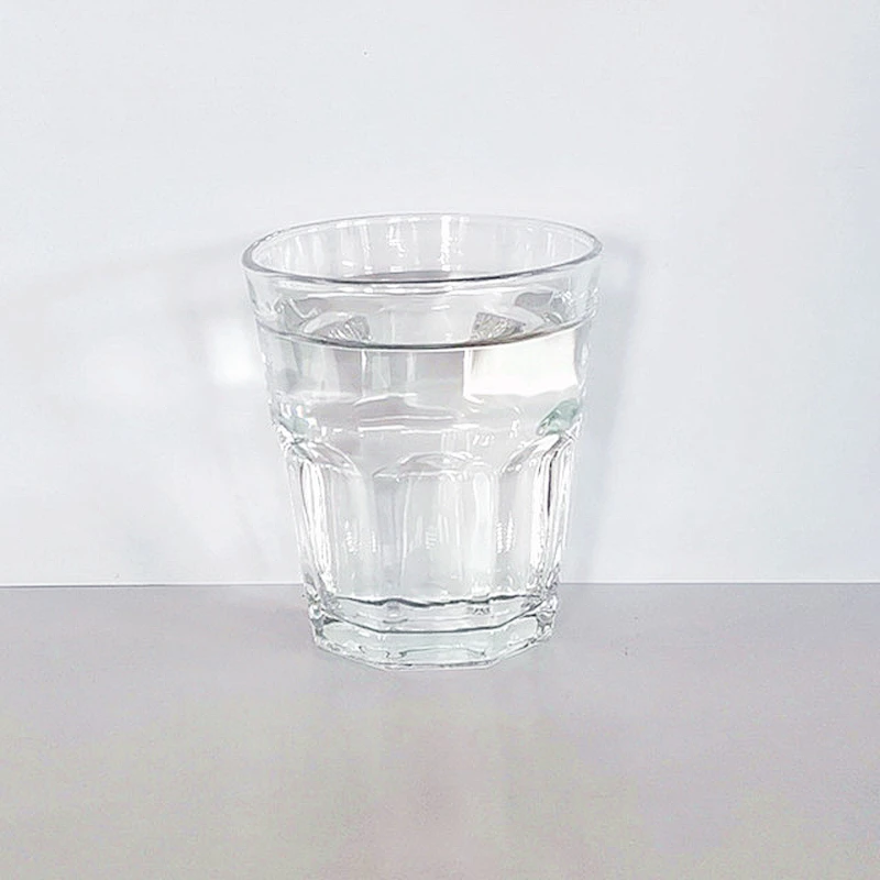 250mL Personalized logo round bottom whisky glass circle top Octagonal whisky glass cup beer cup