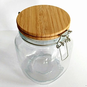 Food Grade glass airtight preserving storage jar storage bottles & jars Candle Glass jar with decal for honey candle