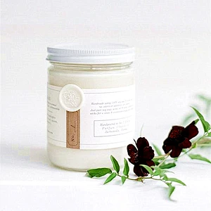 250ml 8oz decorative glass candle jar glass cup with metal lid for candle making