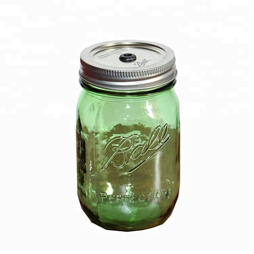 Guaranteed quality 950ml 500ml price textured mason green glass jar